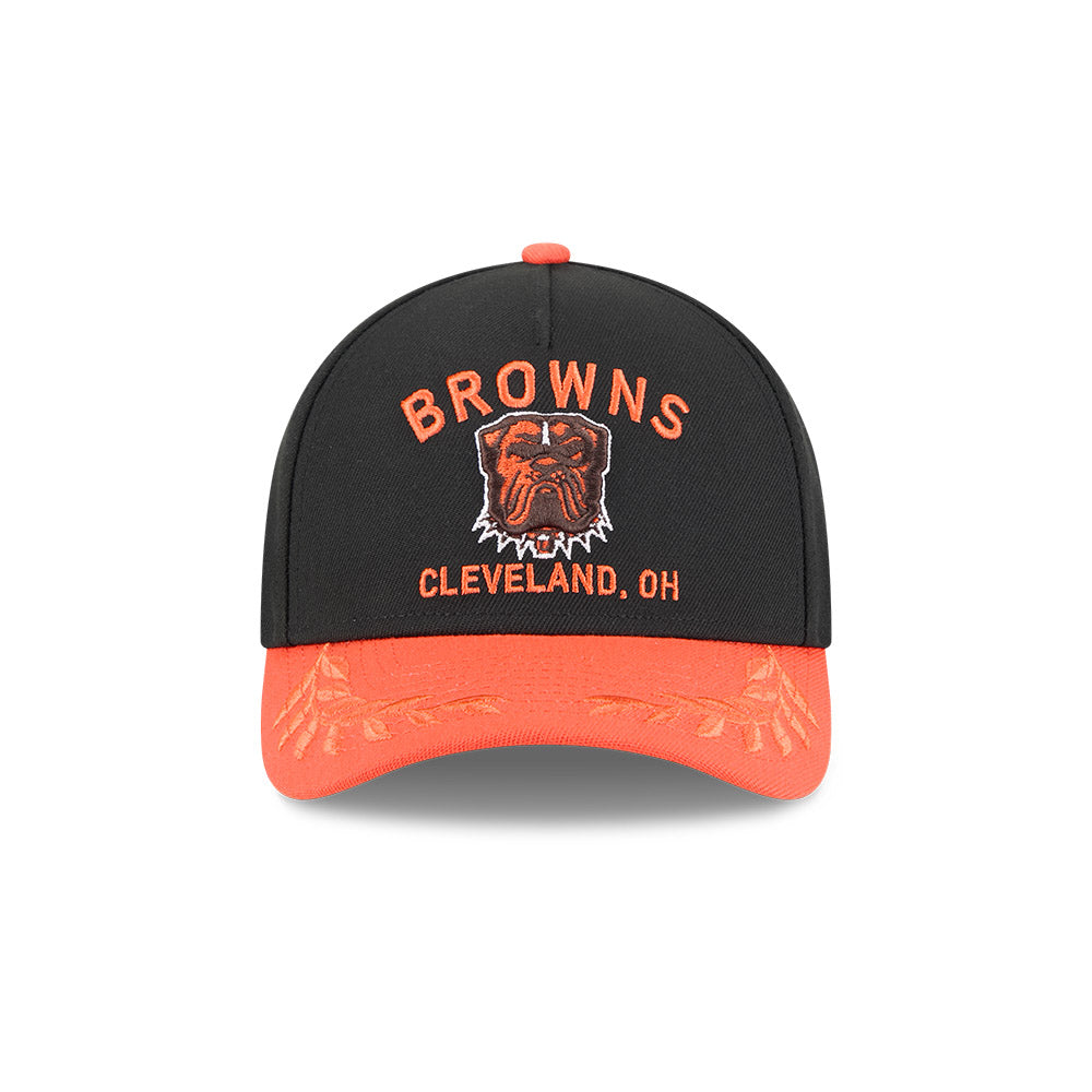 New Era 9Forty Mid Crown A-Frame NFL 25 Draft Cleveland Browns Black