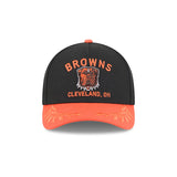 New Era 9Forty Mid Crown A-Frame NFL 25 Draft Cleveland Browns Black