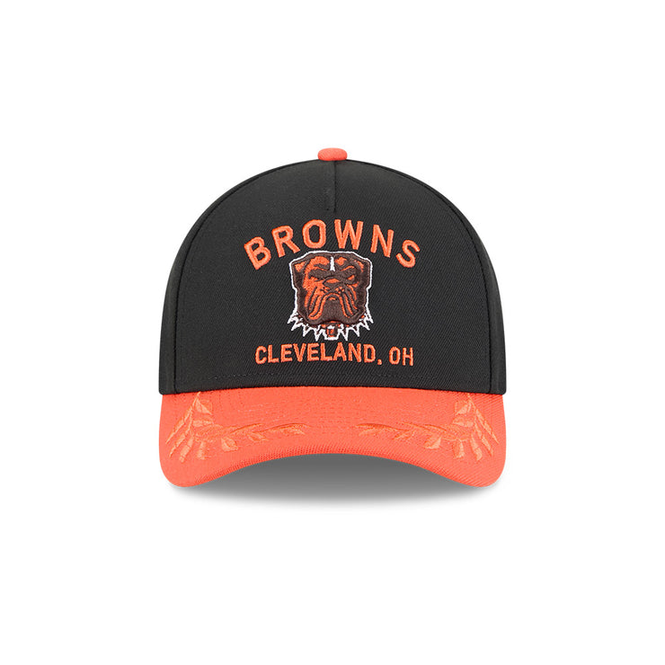 New Era 9Forty Mid Crown A-Frame NFL 25 Draft Cleveland Browns Black