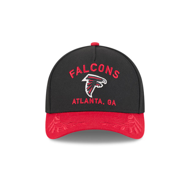 New Era 9Forty Mid Crown A-Frame NFL 25 Draft Atlanta Falcons Black