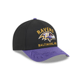 New Era 9Forty Mid Crown A-Frame NFL 25 Draft Baltimore Ravens Black