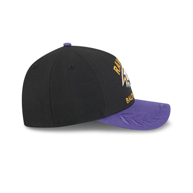 New Era 9Forty Mid Crown A-Frame NFL 25 Draft Baltimore Ravens Black