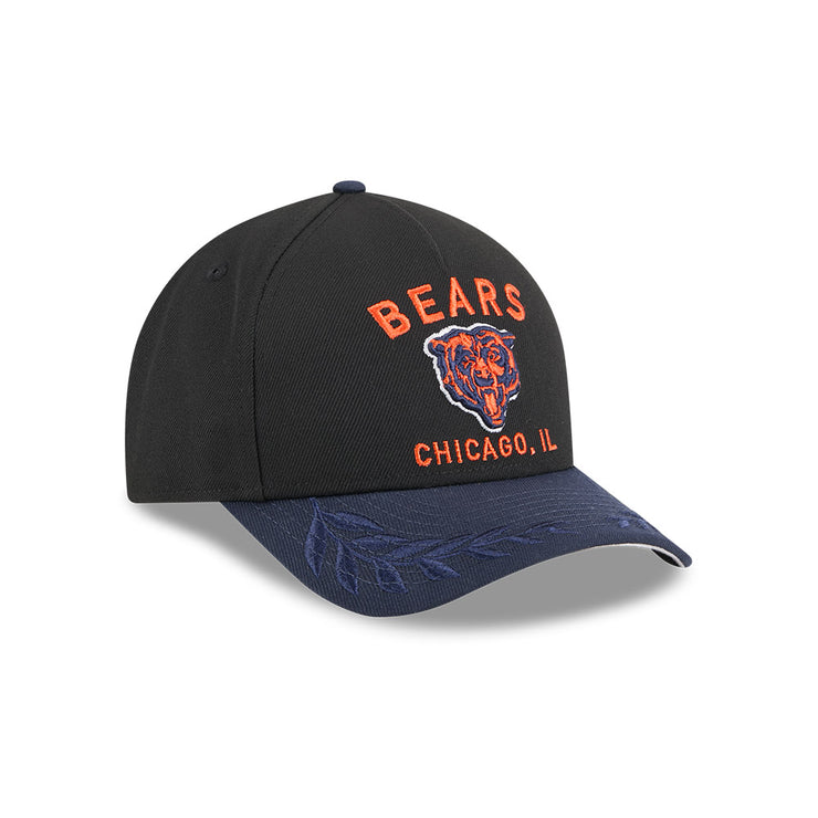 New Era 9Forty Mid Crown A-Frame NFL 25 Draft Chicago Bears Black