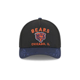 New Era 9Forty Mid Crown A-Frame NFL 25 Draft Chicago Bears Black