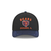 New Era 9Forty Mid Crown A-Frame NFL 25 Draft Chicago Bears Black