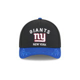 New Era 9Forty Mid Crown A-Frame NFL 25 Draft New York Giants Black