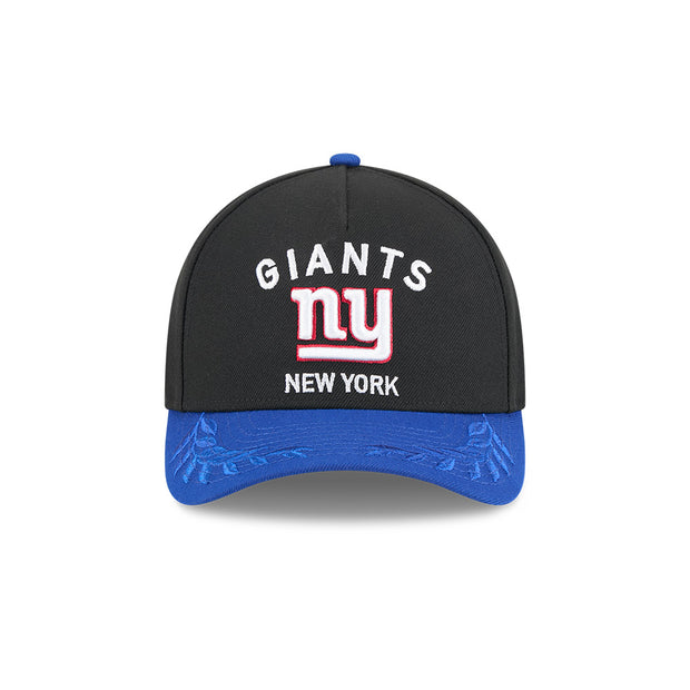 New Era 9Forty Mid Crown A-Frame NFL 25 Draft New York Giants Black