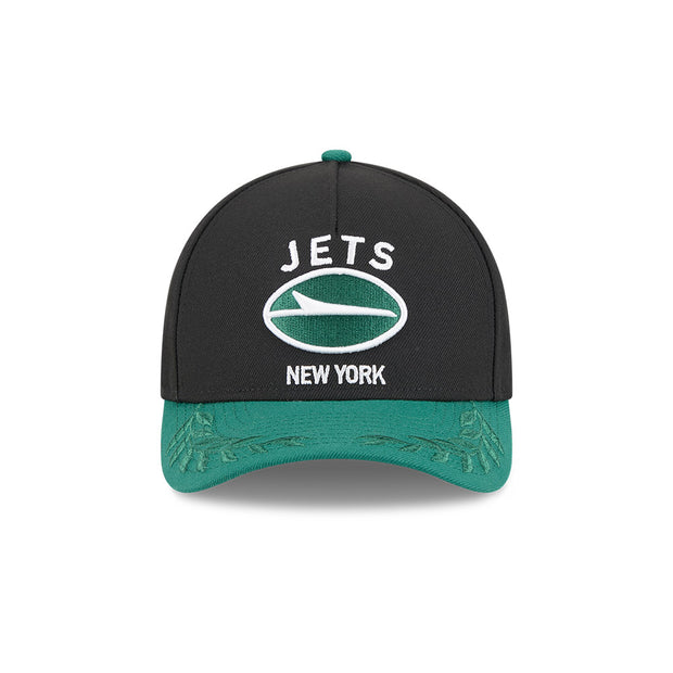 New Era 9Forty Mid Crown A-Frame NFL 25 Draft New York Jets Black