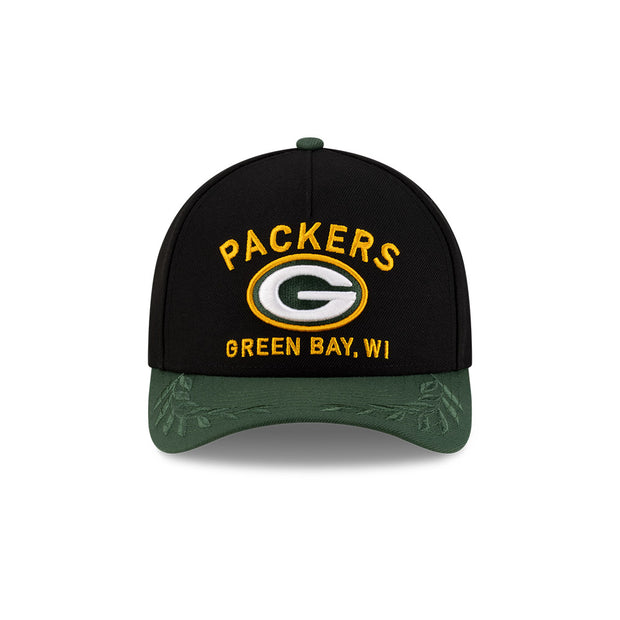 New Era 9Forty Mid Crown A-Frame NFL 25 Draft Green Bay Packers Black