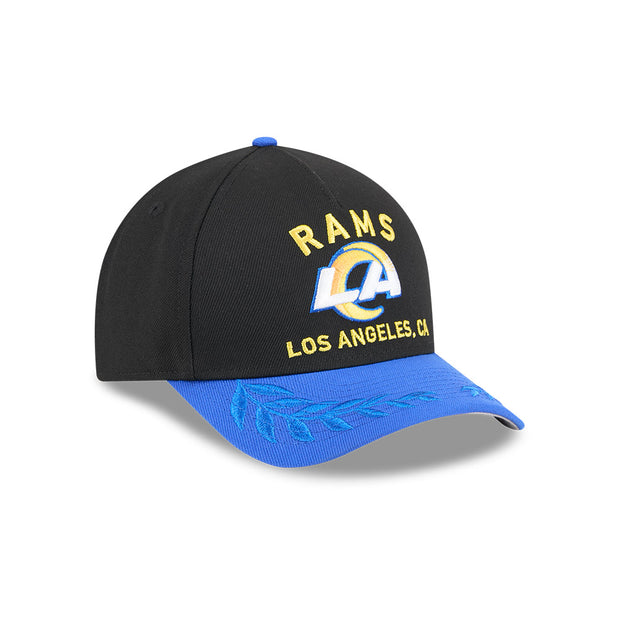 New Era 9Forty Mid Crown A-Frame NFL 25 Draft Los Angeles Rams Black