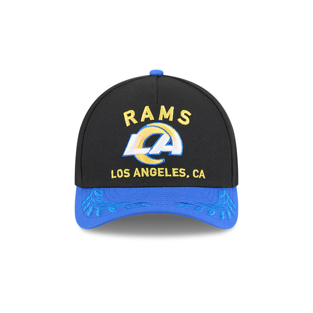 New Era 9Forty Mid Crown A-Frame NFL 25 Draft Los Angeles Rams Black
