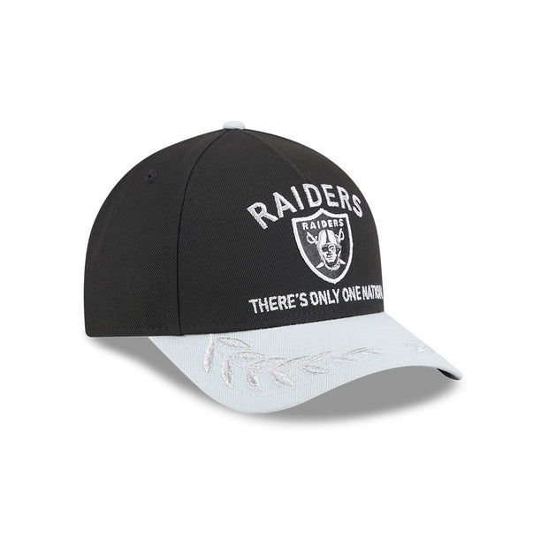 New Era 9Forty Mid Crown A-Frame NFL 25 Draft Las Vegas Raiders Black