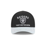 New Era 9Forty Mid Crown A-Frame NFL 25 Draft Las Vegas Raiders Black