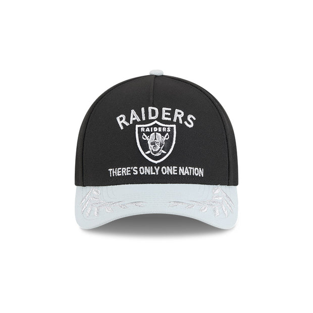 New Era 9Forty Mid Crown A-Frame NFL 25 Draft Las Vegas Raiders Black