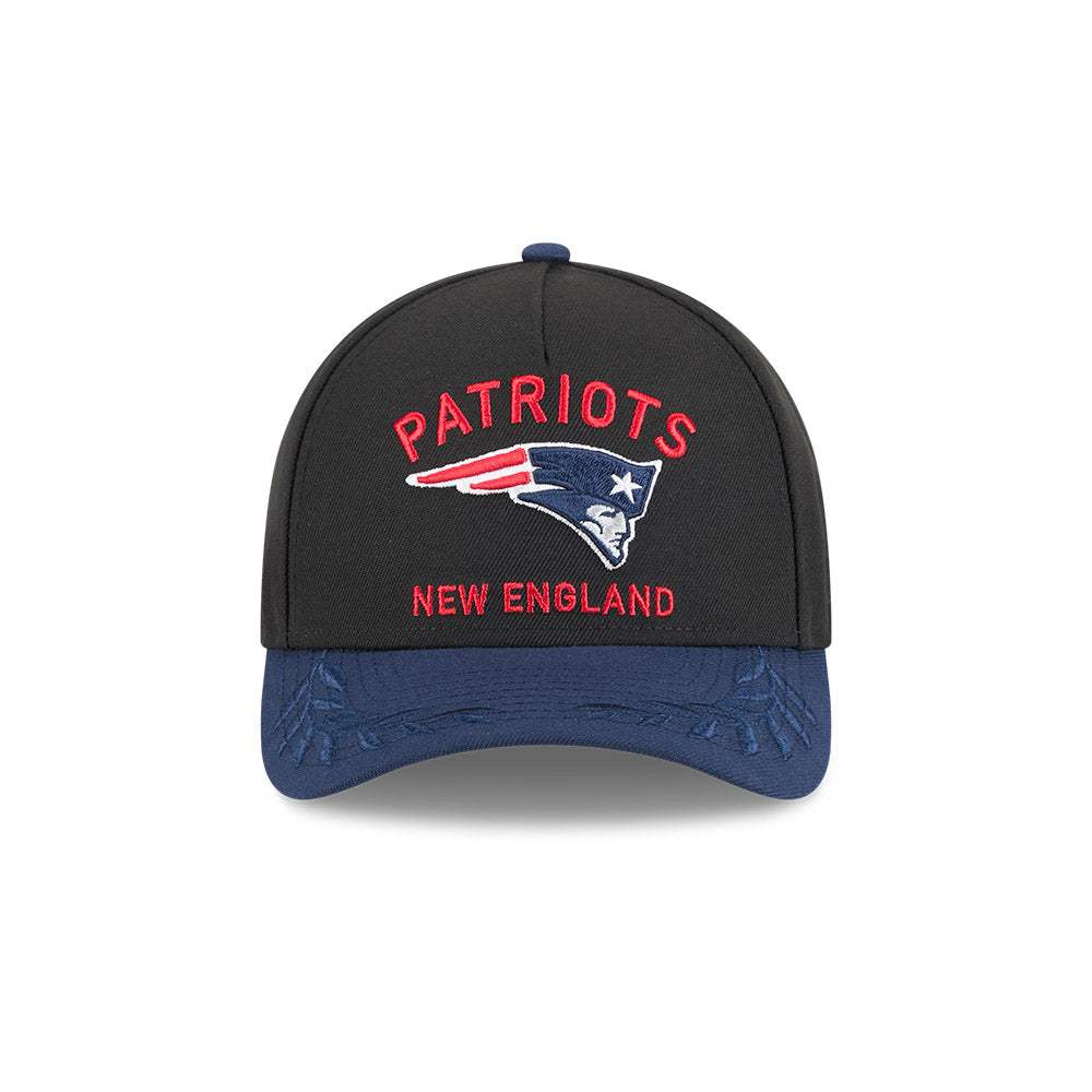 New Era 9Forty Mid Crown A-Frame NFL 25 Draft New England Patriots Black