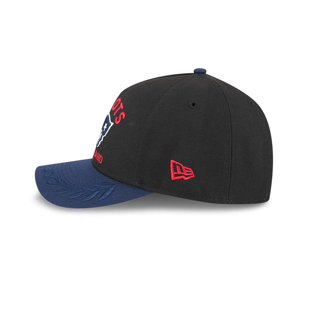 New Era 9Forty Mid Crown A-Frame NFL 25 Draft New England Patriots Black