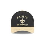 New Era 9Forty Mid Crown A-Frame NFL 25 Draft New Orleans Saints Black