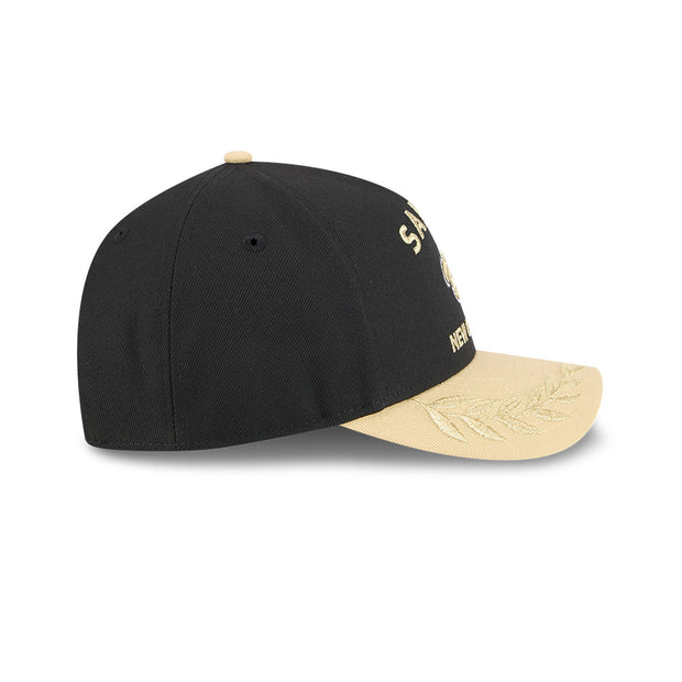 New Era 9Forty Mid Crown A-Frame NFL 25 Draft New Orleans Saints Black