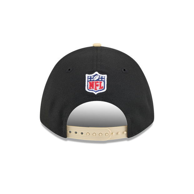 New Era 9Forty Mid Crown A-Frame NFL 25 Draft New Orleans Saints Black
