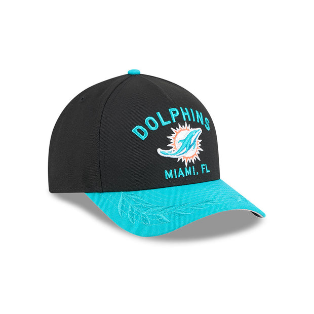 New Era 9Forty Mid Crown A-Frame NFL 25 Draft Miami Dolphins Black