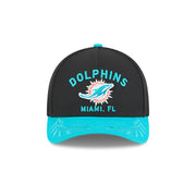 New Era 9Forty Mid Crown A-Frame NFL 25 Draft Miami Dolphins Black