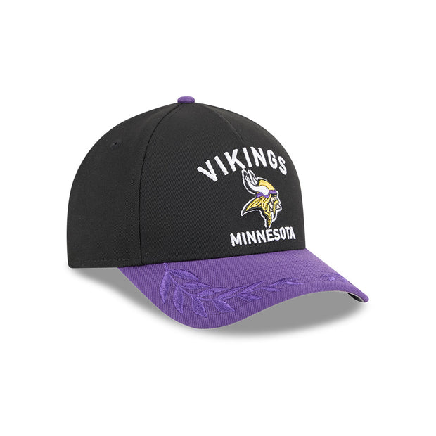 New Era 9Forty Mid Crown A-Frame NFL 25 Draft Minnesota Vikings Black