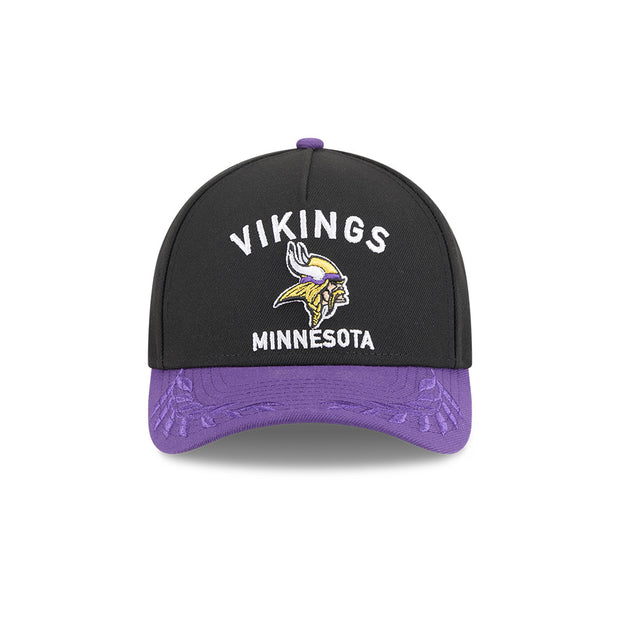 New Era 9Forty Mid Crown A-Frame NFL 25 Draft Minnesota Vikings Black