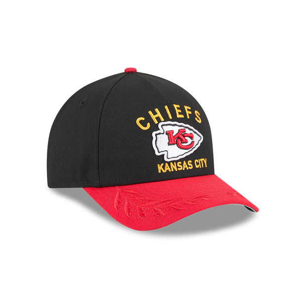 New Era 9Forty Mid Crown A-Frame NFL 25 Draft Kansas City Chiefs Black