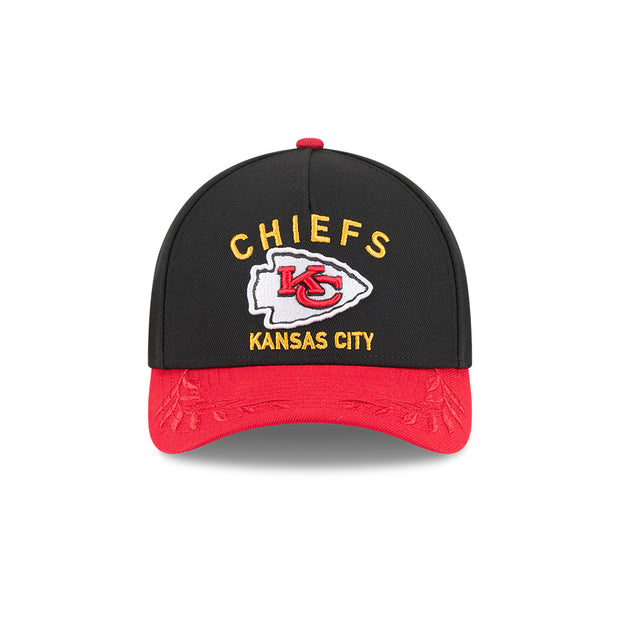 New Era 9Forty Mid Crown A-Frame NFL 25 Draft Kansas City Chiefs Black