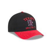 New Era 9Forty Mid Crown A-Frame NFL 25 Draft Houston Texans Black