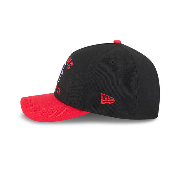 New Era 9Forty Mid Crown A-Frame NFL 25 Draft Houston Texans Black