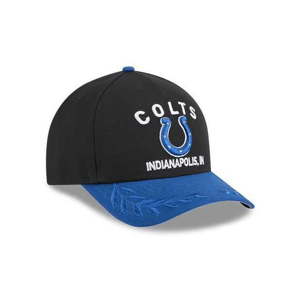 New Era 9Forty Mid Crown A-Frame NFL 25 Draft Indianapolis Colts Black