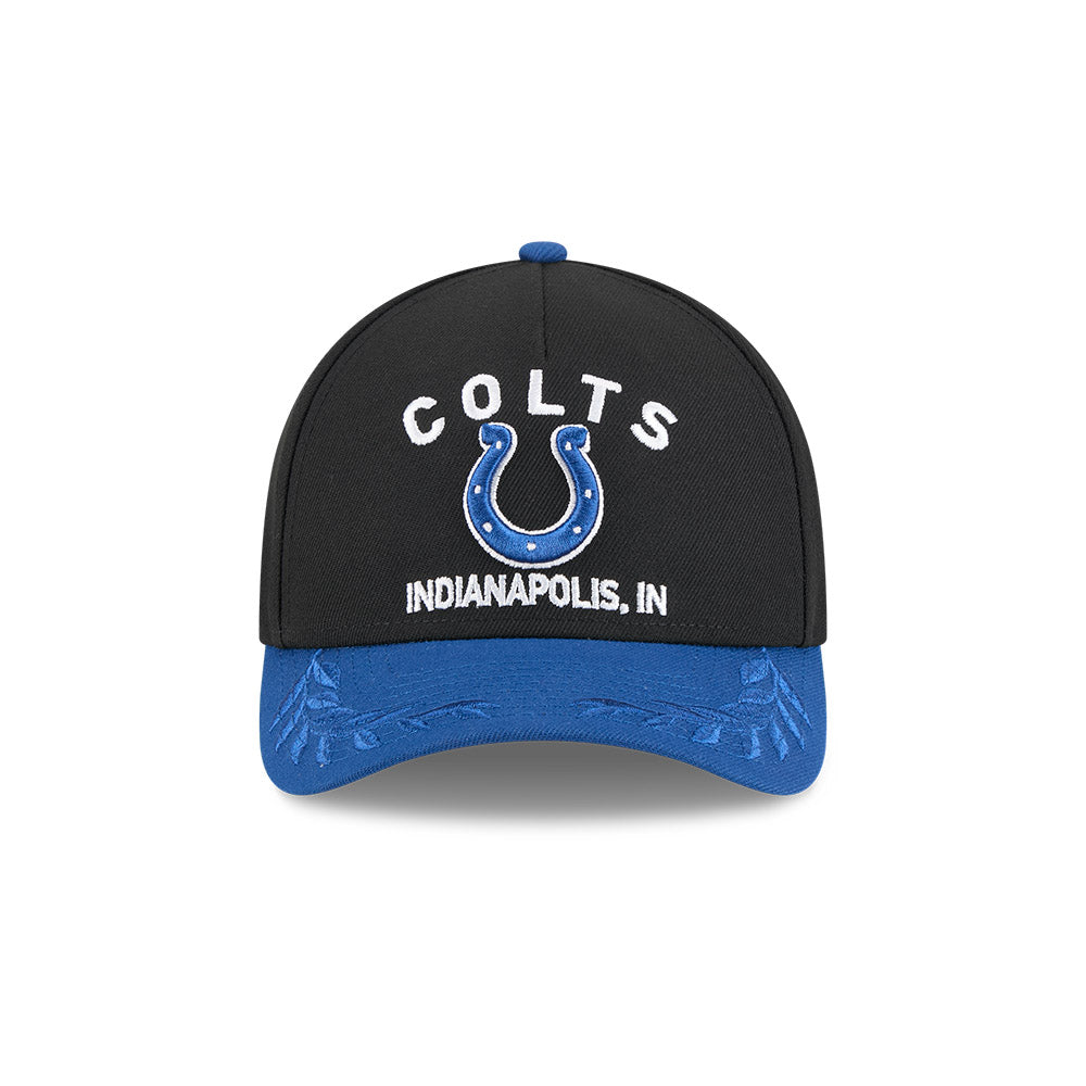 New Era 9Forty Mid Crown A-Frame NFL 25 Draft Indianapolis Colts Black