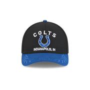 New Era 9Forty Mid Crown A-Frame NFL 25 Draft Indianapolis Colts Black