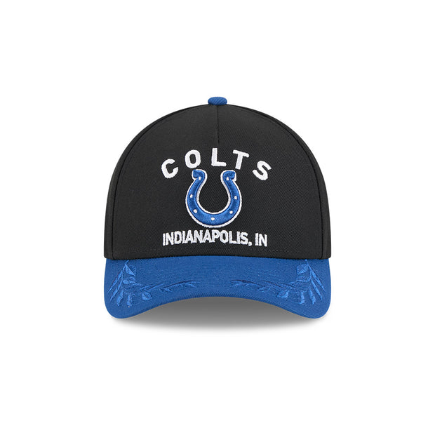 New Era 9Forty Mid Crown A-Frame NFL 25 Draft Indianapolis Colts Black