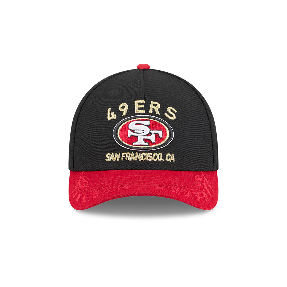 New Era 9Forty Mid Crown A-Frame NFL 25 Draft San Francisco 49ers Black