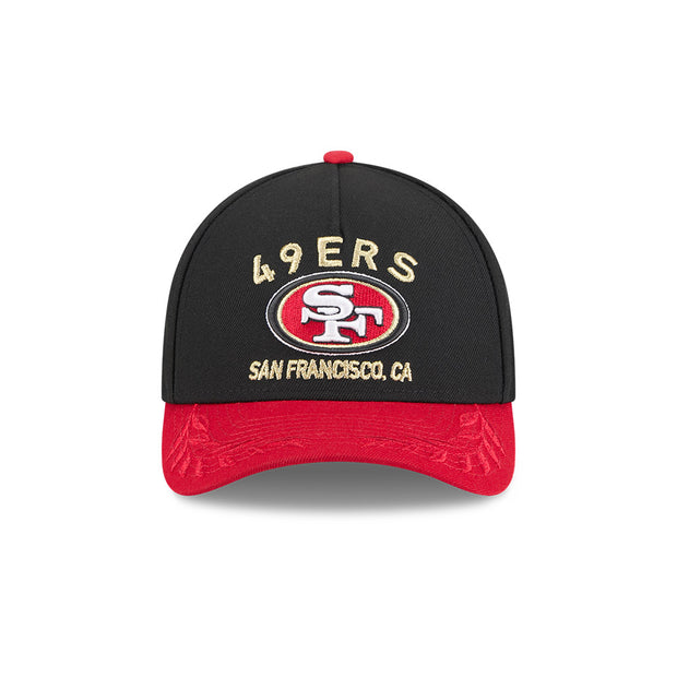 New Era 9Forty Mid Crown A-Frame NFL 25 Draft San Francisco 49ers Black
