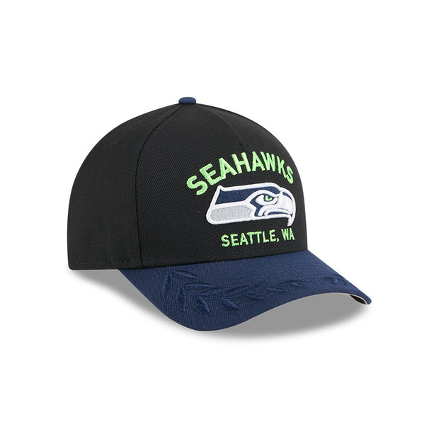 New Era 9Forty Mid Crown A-Frame NFL 25 Draft Seattle Seahawks Black