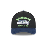 New Era 9Forty Mid Crown A-Frame NFL 25 Draft Seattle Seahawks Black