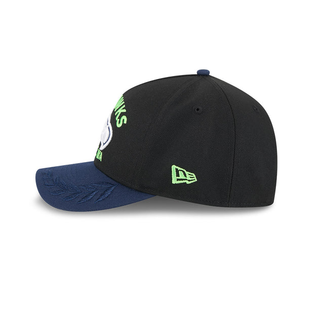 New Era 9Forty Mid Crown A-Frame NFL 25 Draft Seattle Seahawks Black