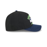 New Era 9Forty Mid Crown A-Frame NFL 25 Draft Seattle Seahawks Black