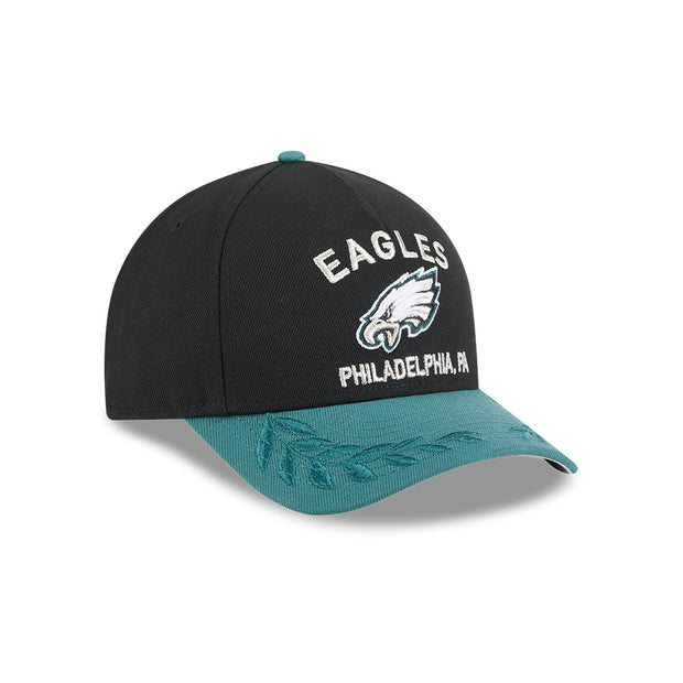 New Era 9Forty Mid Crown A-Frame NFL 25 Draft Philadelphia Eagles Black