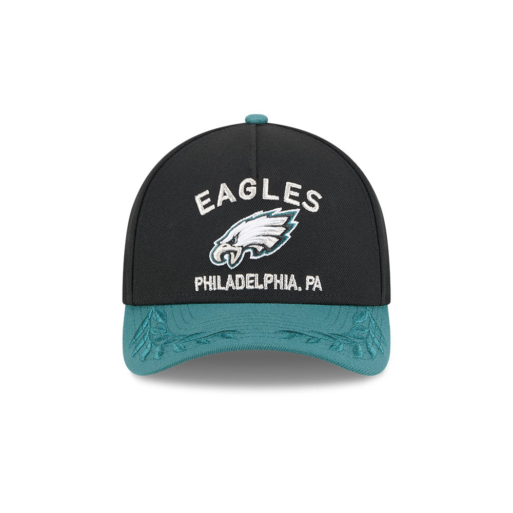 New Era 9Forty Mid Crown A-Frame NFL 25 Draft Philadelphia Eagles Black
