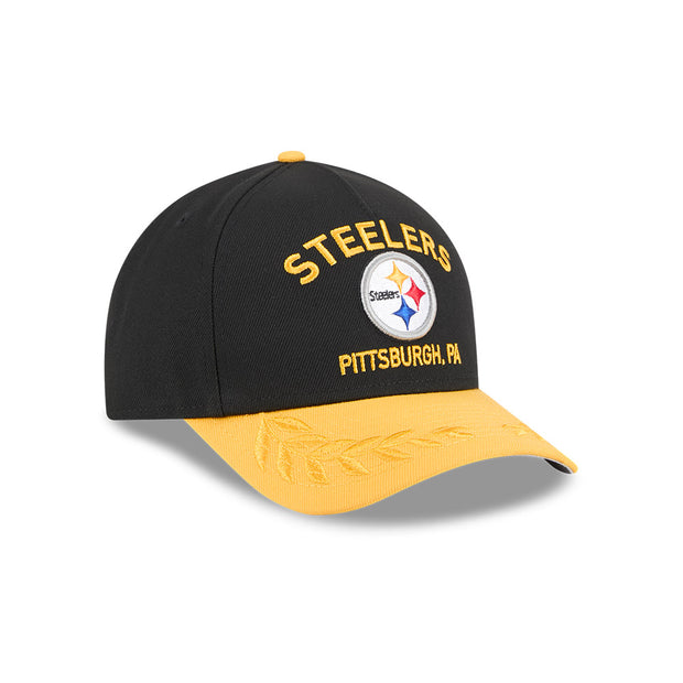 New Era 9Forty Mid Crown A-Frame NFL 25 Draft Pittsburgh Steelers Black