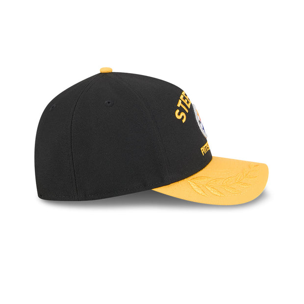 New Era 9Forty Mid Crown A-Frame NFL 25 Draft Pittsburgh Steelers Black