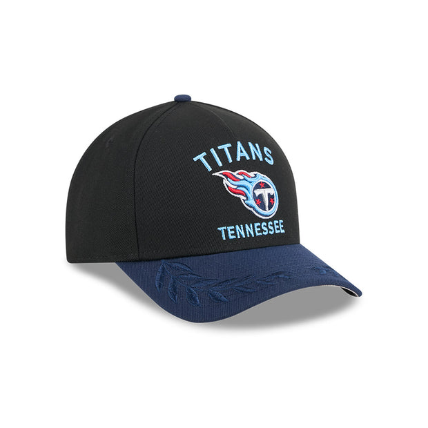 New Era 9Forty Mid Crown A-Frame NFL 25 Draft Tennessee Titans Black