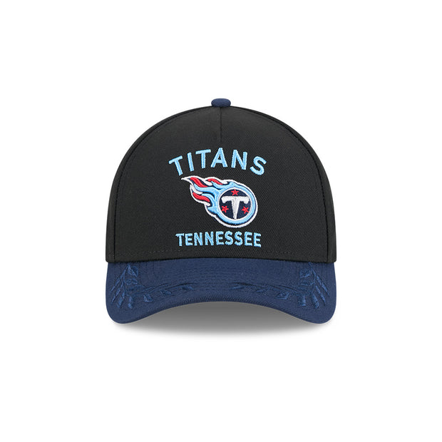 New Era 9Forty Mid Crown A-Frame NFL 25 Draft Tennessee Titans Black
