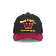New Era 9Forty Mid Crown A-Frame NFL 25 Draft Washington Commanders Black