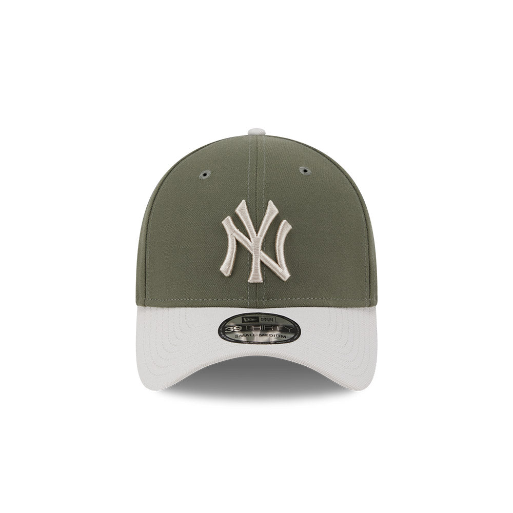 New Era 39Thirty MLB Olive Stone 2Tone New York Yankees