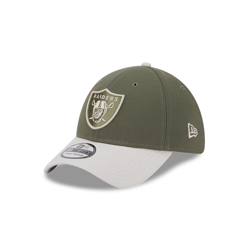 New Era 39Thirty NFL Olive Stone 2Tone Las Vegas Raiders